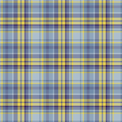 Plaid seamless pattern. Vector background of textile ornament. F