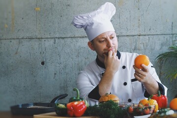 chef preparing food