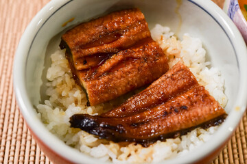 日本の食卓, うな丼うなぎ,鰻,家庭料理,和食