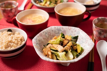 日本の食卓,八宝菜,中華炒め