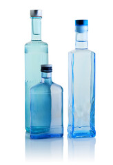 Three bottles of vodka