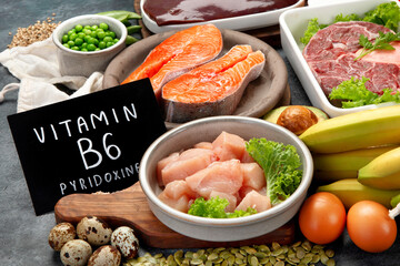 Natural sources of Vitamin B12 (Pyridoxine)