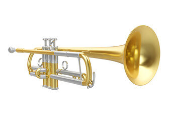 Trumpet Isolated