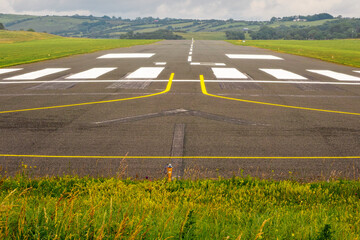 Run way of a small country air port