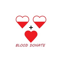 Blood logo vector