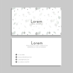 Business Card Set. Vector illustration. EPS10