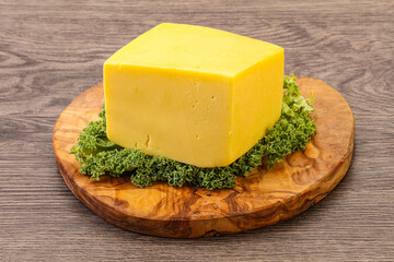 Yellow tilsiter cheese dairy product