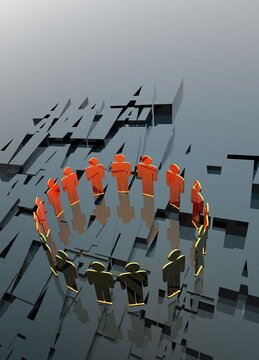 Artificial intelligence, conceptual illustration