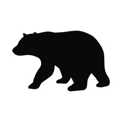 Bear icon vector. animal illustration sign. wild life symbol. hunting logo.

