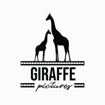 Giraffe Pictures Film logo vector image