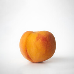 apricots on a white