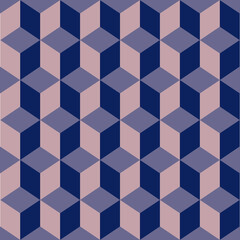 Color seamless background. Colored volume cubes are also formed. Can be used for fabrics, wallpapers, web design and more.