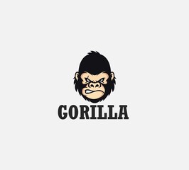 Gorilla mascot logo