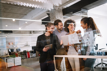 Business meeting and teamwork by business people