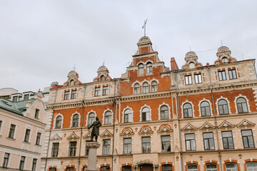 the view on Vyborg city 
