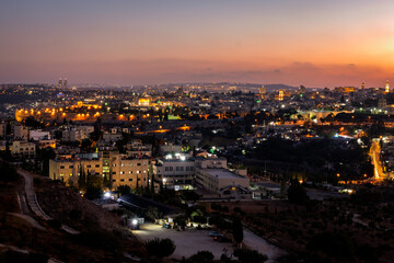 Jerusalem Old City at Night