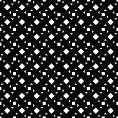 Seamless vector pattern in geometric ornamental style  for wallpapers and backgrounds. Black  ornament.