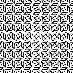 Seamless vector pattern in geometric ornamental style  for wallpapers and backgrounds. Black  ornament.