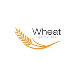 Wheat illustration design