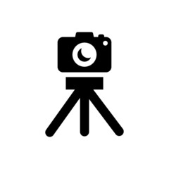 Camera tripod icon - obrazy, fototapety, plakaty