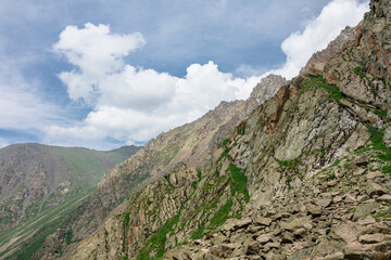 Beautiful rocky mountain landscape