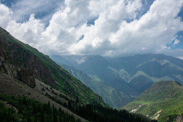 Mountain landscape view in summer