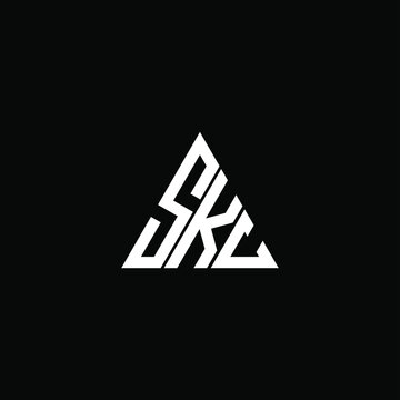 SKC letter logo creative design. SKC unique design
