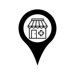 hospital location icon 