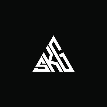 SKG letter logo creative design. SKG unique design
