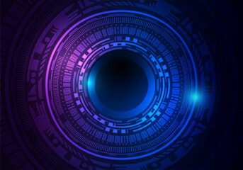 Sci fi Technology Digital Network art background.circuit futuristic concept, vector illustration.