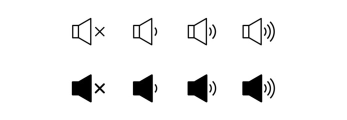 speaker icon, loud speaker icon, speaker symbol, speaker icon notification volume - obrazy, fototapety, plakaty