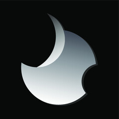 Fototapeta premium moon in the night