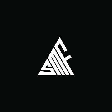 SMF letter logo creative design. SMF unique design