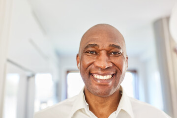 Portrait of a happy African man