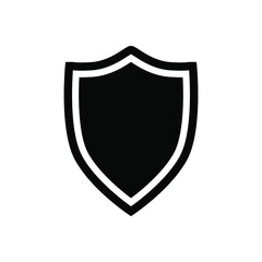 Shild icon vector. Defence illustration sign. Armor symbol. protection logo. security mark.