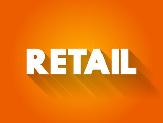 Retail text quote, business concept background