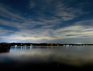 Star filled sky over North Carolina