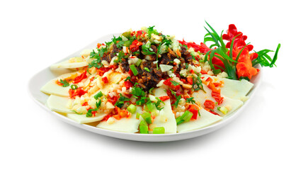 Bamboo Shoots with Sichuan Sauce Curry Style Chinese Food