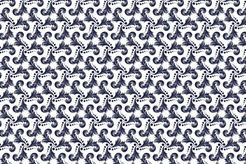 Floral seamless pattern design. Endless floral texture for wrapping,  fabrics, textiles, paper etc.