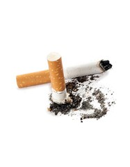 Cigarettes that have been extinguished