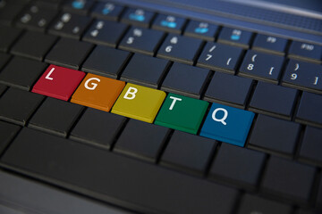 lgbtq, bisexual, bisexuality, business, color, colorful, communication, community, computer, concept, digital, diversity, equality, freedom, gay, homosexual, inclusion, internet, keyboard, lesbian