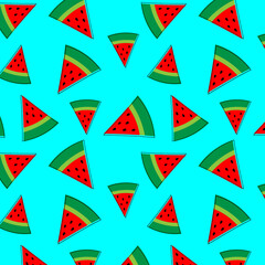 Watermelon pattern background