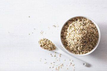 hulled hemp seeds, healthy superfood supplement