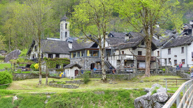 Foroglio im Val Bavono im Tessin