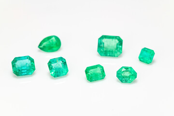 Emerald gemstones