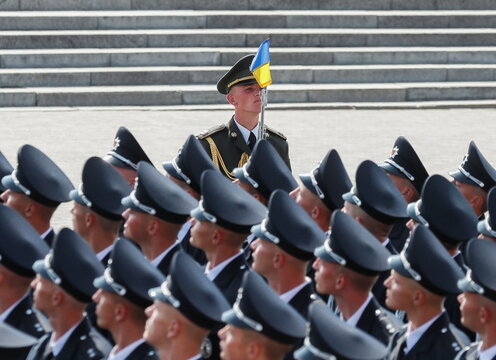 Independence Day military parade in Kyiv