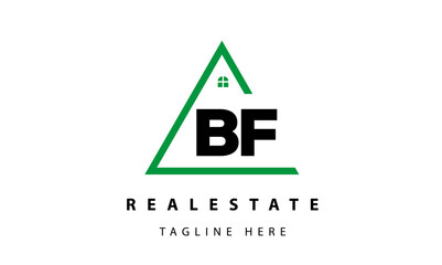 creative real estate BF latter logo vector