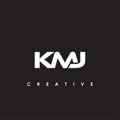 Obraz premium KMJ Letter Initial Logo Design Template Vector Illustration