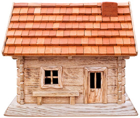 Wooden Chalet House Cutout