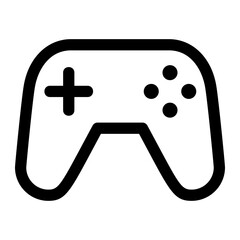 Joystick Line Icon Vector